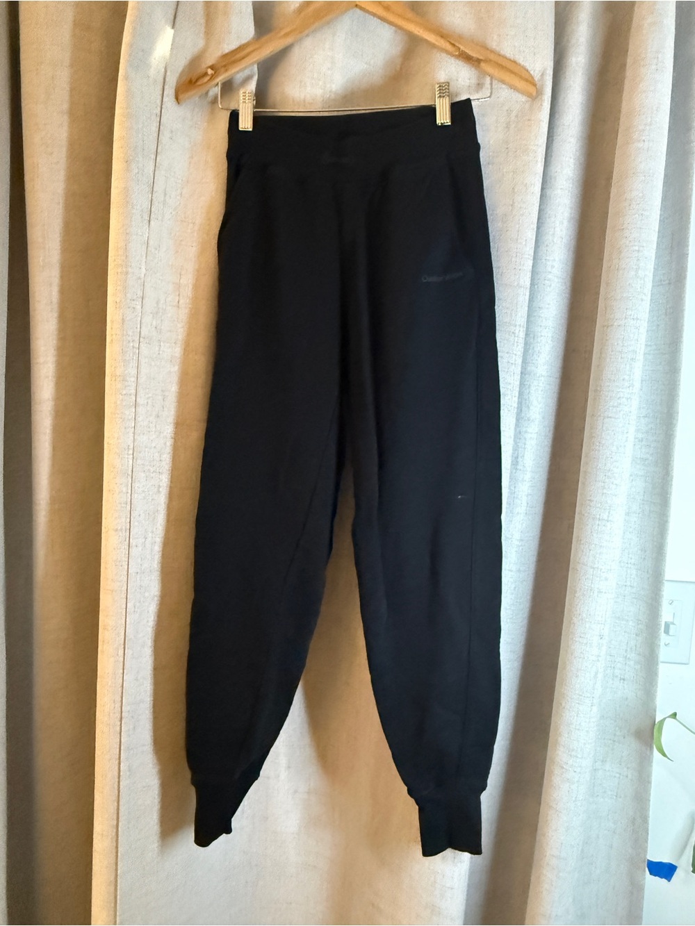 Outdoor Voices Black Ankle Jogger Pants